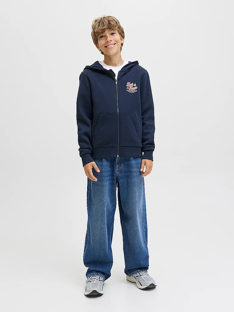 Jack & Jones JJELOGO Boys Tracksuit Jacket Navy 176 2